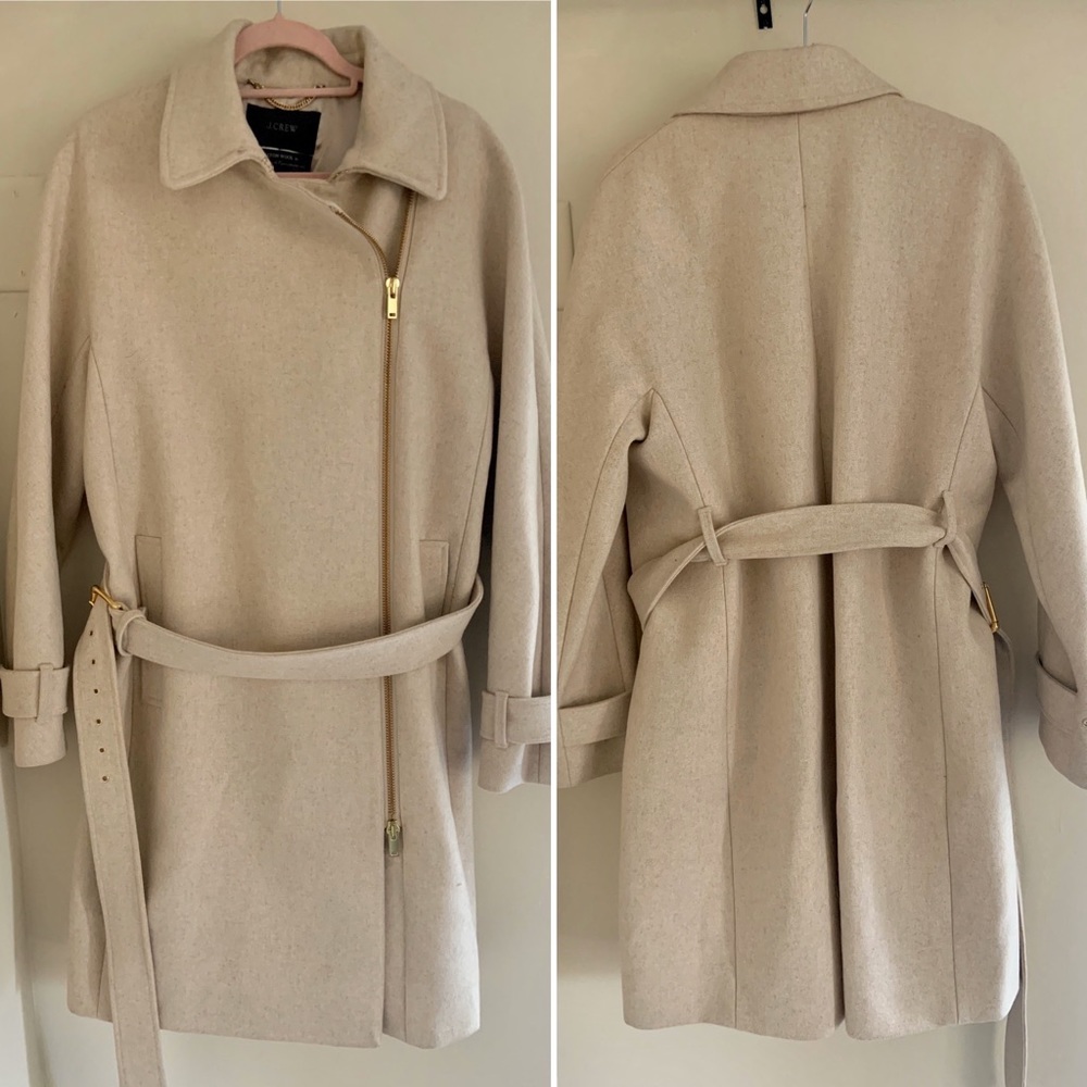 Wool J. Crew Side-Zip Topcoat